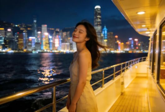 【香港一日游-含港式团餐】广州/珠海往返+星光大道看维港夜景【[三重体验维港]①星光大道赏港岛天际线 ②天星小轮横渡维港 ③太平山顶俯瞰壮阔的港湾】