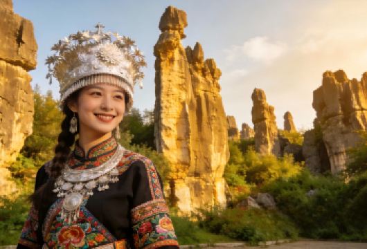 【优选好品】昆明石林景区+九乡一日游 ◆可选15人团/新路线【️[亮点一]一日游览昆明2大核心景点，“庆余年同款”门票一价全含，严选三年0投诉明星导游带队游玩；】