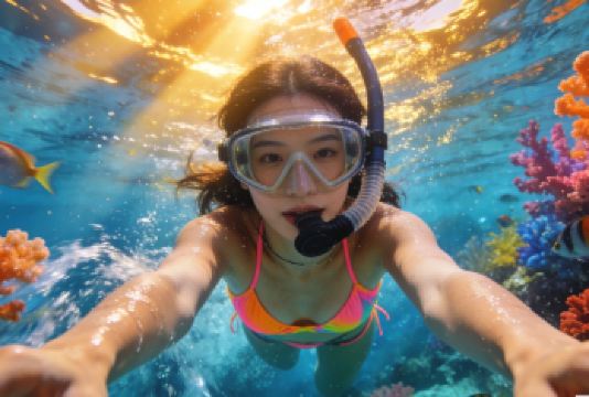 【万宁出海热销】石梅湾加井岛浮潜海钓洲仔岛潜水赶海冲浪~【全程都有本地资深向导/教练/船长等专业人员指导！】