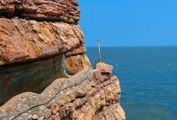 【8人团】长岛全线一日游丨九丈崖+月牙湾+仙境源+烽山林海+【包含进出岛船票+门票+岛内用车】