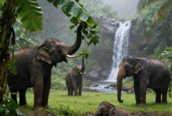 【2-8人品质小团·上酒店接送】野象谷+原始森林一日游【[出行无忧]专职司机安全可靠，根据人数安排车型，小团出行更轻松】