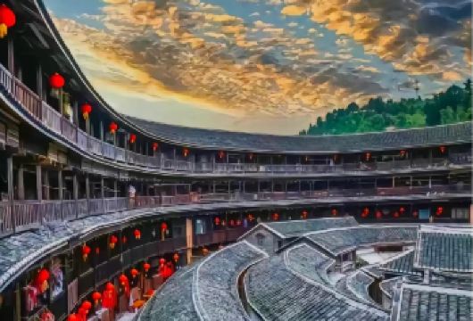 云水谣古镇+福建土楼王景区一日游【1-8人小团含景区讲解】【[小团升级]8点左右岛内酒店门口接/赠送免费登楼全景拍照+老少皆宜+亲子甄选】