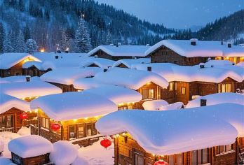 【雪乡③日】亚布力滑雪3H+温泉+特色餐【登顶三锅盔]赠送&高山全景包厢缆车-登顶三锅盔山】