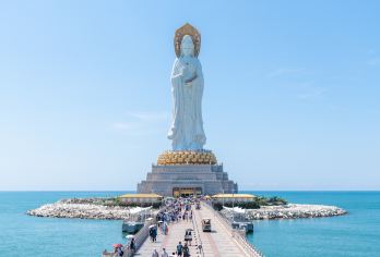 专车上门接送一日游【含门票】南山海上观音+天涯海角+大小洞天【一单一团，专车服务，上门接送，不拼团，司机可以车上简单介绍】