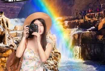 山西壶口瀑布一日游【早餐 · 午餐 · 窑洞 ·可选头等舱】【[特色景点]西安市中心钟楼出发，往返山西壶口瀑布。】