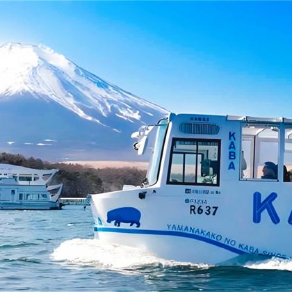 富士山双湖深度一日游，山中湖自由漫步，可含KABA水陆巴士