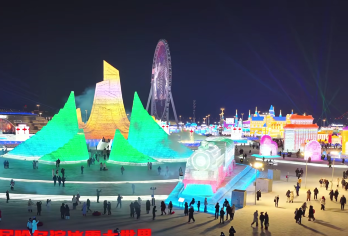 哈尔滨冰雪大世界一日游【大门票+去程车+（饭+饮品+热帖）】【冰雪大世界一日游——最晚在出行当天上午11点联系客人。确定出行（时间、地点）带身份证原件出行。】