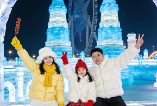 哈尔滨冰雪大世界+中央大街+圣索菲亚大教堂一日活动【千人好评】【[行程概览]冰雪大世界室内馆、索菲亚教堂、中央大街、防洪纪念塔、斯大林公园...】