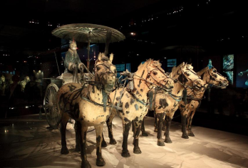 西安小南门早市+城墙+陶俑制作+兵马俑+丽山园一日游【沉浸式体验西安烟火与历史：逛小南门早市尝地道美食，登古城墙览盛景，亲手制作陶俑，解锁多元旅行乐趣。】