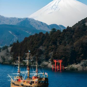 【9人团】箱根深度一日游：芦之湖游船/大涌谷缆车/俯瞰东京夜