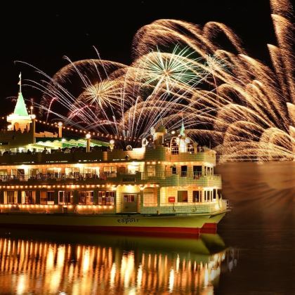 日本北海道&洞爷湖展望台&温泉街与花火大会之旅（札幌往返）