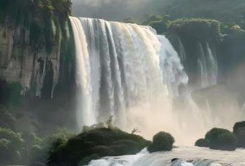 黄果树瀑布/陡坡塘瀑布/天星桥（含午餐）可选2+1豪华大巴团【可选2+1豪华团（全程纯玩）】