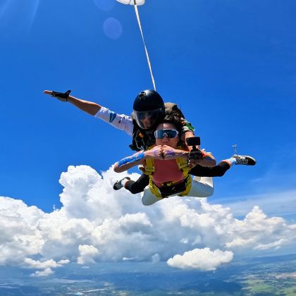 四川成都龙泉洛带跳伞一日游【高空跳伞+空中酷炫拍摄】
