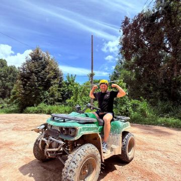 越南芽庄冒险森林体验飞跃+ ATV车一日行