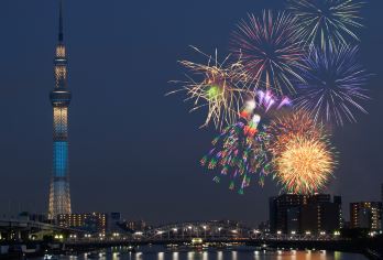 2026隅田川花火大会屋形船观赏烟花之旅｜含晚餐和畅饮【约2万发烟花同时绽放，点亮夜空与水面，带来震撼人心的视觉盛宴！】