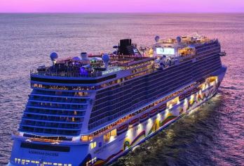 爱达魔都号|2026年上海吴淞亭出发 韩国+日本【配有1000平米的“亚利桑那水上乐园”、保龄球道、XD影院及F1赛车模拟器。每日活动密集，包括剧场演】