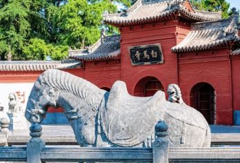 河南洛阳少林寺+白马寺一日游【纯玩无购物|导游讲解|上门接】【优秀持证导游全程陪同，深度讲解，景区内自由畅玩，无任何形式购物；】