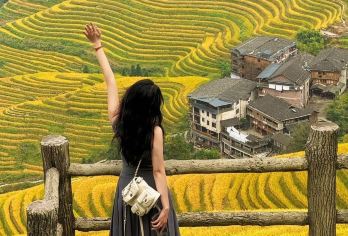 7人小团丨桂林龙脊梯田一日游·精品团不去长发村或商务团丨纯玩【多玩+舒适：精品团往返走高速+不换乘+错峰索道+真纯玩，多玩2+小时】