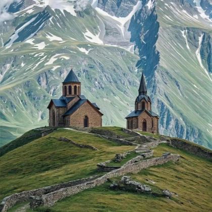 卡兹别克山一日游【第比利斯往返 孤独星球 格鲁吉亚 包车游】