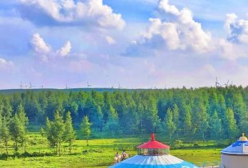 内蒙古辉腾锡勒草原一日游·走去草原 追太阳 【高山草原：辉腾锡勒草原——高山草甸草原，华北大风力发电厂】