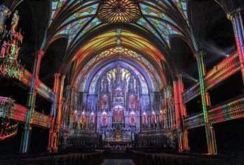 蒙特利尔钟楼+激流岛公园+科学中心+圣母世界之后主教堂一日游【百年海员纪念钟楼，新古典风，坐拥老港河景。】