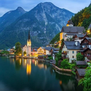 奥地利萨尔茨堡-哈尔施塔特-集市广场【中文包车自由行】