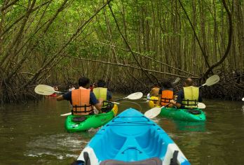 马来西亚兰卡威夕阳巡游皮划艇半日游/橡皮艇/地质公园【与大海尽情接触，2人可坐一艘】