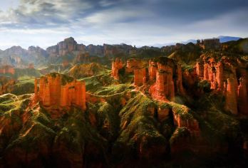 中国甘肃张掖外星谷、冰沟丹霞半日游【[行程规划科学] [纯玩无购物]五年以上经验丰富温和热情有礼的司机团队。】