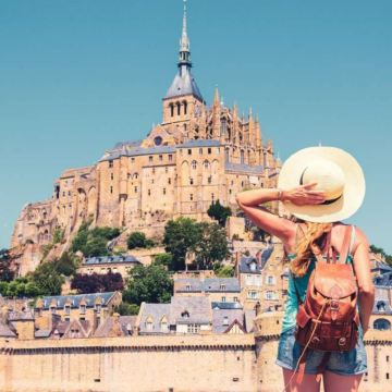 法国圣米歇尔山一日游(修道院门票+可选多语种导览+巴黎往返）
