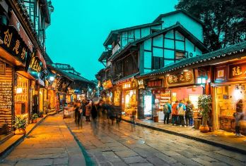 重庆定制一日游：磁器口古镇+涞滩古镇 市区/周边包车/导游R【8D魔幻山城重庆一日游定制 行程可调】