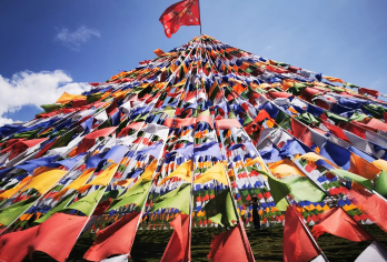 赠骑马体验·祁连草原鹅堡公路+岗什卡雪峰大本营·连心湖瀑布【精品纯玩小团/封顶8人上门接/赠送草原骑马体验】