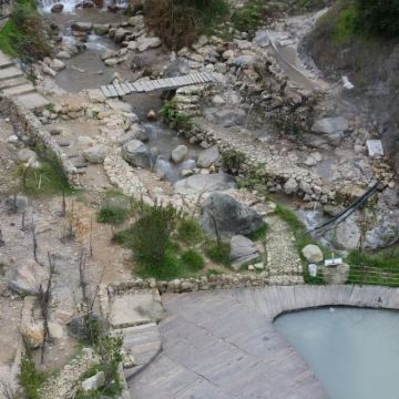 万隆牛奶湖火山+高山茶园+火山温泉+森林吊桥+悬空座椅单程缆