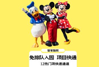 上海迪士尼一日游【提前入园/12项目快通/管家/送烟花前排】【12热门项目快速通道】