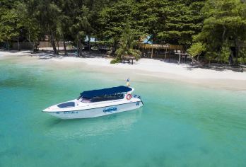 泰国普吉岛珊瑚岛快艇一日游【超美景色 、蓝色大海、白色沙滩 、氛围感满满】