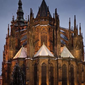 捷克布拉格城堡-黄金巷-老城广场-克莱门特学院图书馆一日游