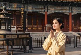 雍和宫导游讲解【一家一团独立人工深度讲解】祈福/结善缘【[品质保证]: 正规持证导游，带团10年以上经验的导游。纯玩品质，全程无购物无自费，真正的安心游】