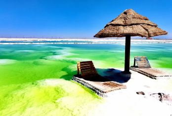 察尔汗盐湖半日游【一业一花一奇景-盐田盐花盐世界】【纯玩无购物，包车游玩更自由】