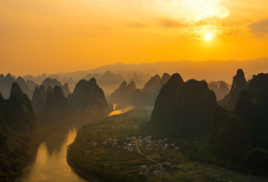 桂林阳朔相公千里江山1日游十里画廊遇龙河纯玩【阳朔银子岩遇龙河竹筏桂林千古情印象刘三姐等多个景点选择】