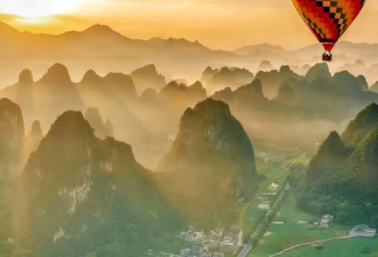 「2-6团」清远峰林晓镇+T3茶园+乐天热气球营地包车一日游【时间自由丨无购物丨家庭游丨爸妈游丨闺蜜游丨亲子游丨私家小团丨小众玩法丨独立包车】