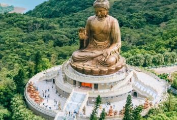 大屿山+昂坪360+天坛大佛+大澳1日游【含往返缆车】【昂坪360缆车往返，天坛大佛心愿之旅，大澳渔村漫步，尽赏离岛渔村风情】