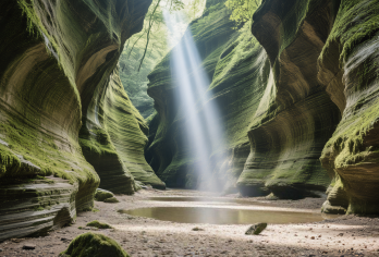 延安甘泉大峡谷一日游包车【纯玩无购物】【独立自由行】