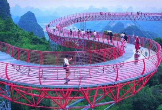 桂林千古情+银子岩/相公山/世外桃源/如意峰一日游【纯玩】【[亮点一]桂林千古情、银子岩、如意峰、相公山、世外桃源；自由组合一日游！】