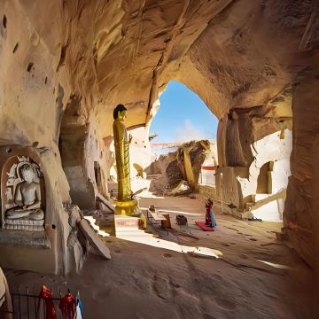 张掖马蹄寺半日游【6人团+3人团/含接送/近赏祁连山风光】