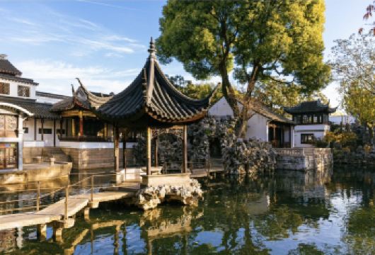 苏州狮子林+寒山寺+山塘街一日游【门票全含】【官方票源：快速出票、无需排队、携带身份证直刷入院】