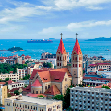 栈桥+八大关+五四+奥帆+信号山+琴屿路+小麦岛+教堂一日游