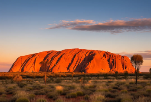 澳大利亚乌鲁鲁卡塔丘塔+风之谷一日游【中文/度假村接送/徒步【[轻徒步]设适配地貌的徒步路线，近触岩壁纹理、光影与植被，徒步探秘境，收获比远观更真切的自然震撼。​】