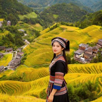 【桂林龙脊梯田专线】黄洛瑶寨+金坑大寨/纯玩|8人拼团|包团