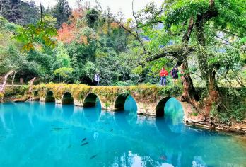 荔波小七孔景区一日游【纯玩 进购物店立赔2千 多套餐】【[品质保障]纯玩无购物，进购物店立赔1000元，持证专业导游，正规旅游大巴】