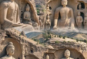 悬空寺+应县木塔+云冈石窟一日游【[悬空寺]空中楼阁，精美绝伦，集力学、美学、艺术、宗教、建筑、文化为一体的千年奇观】