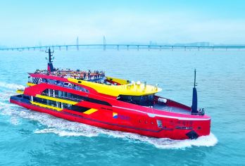 珠海九洲港口岸出发-海上看珠海+海上看港珠澳大桥游轮船票【九洲港出发海上看珠海，身份验票，快速出票，无需签证】